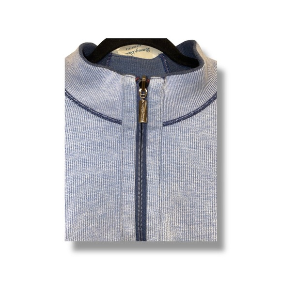 Reversible Tommy Bahama Half-Zip Sweater - Picture 3 of 10